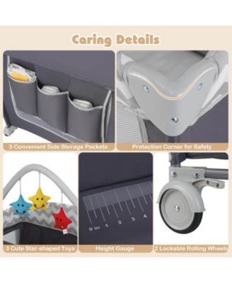 Baby 3 in 1 Playard Portable Nursery Center
