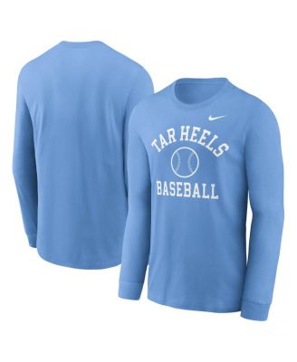 Nike - Men's Carolina Blue North Carolina Tar Heels Essential Baseball Arch Long Sleeve T-Shirt
