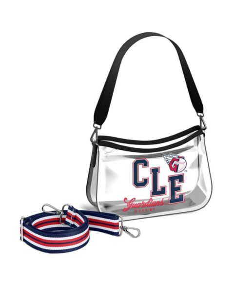 Женская сумка WEAR by Erin Andrews Cleveland Guardians Clear Stadium Mini Purse