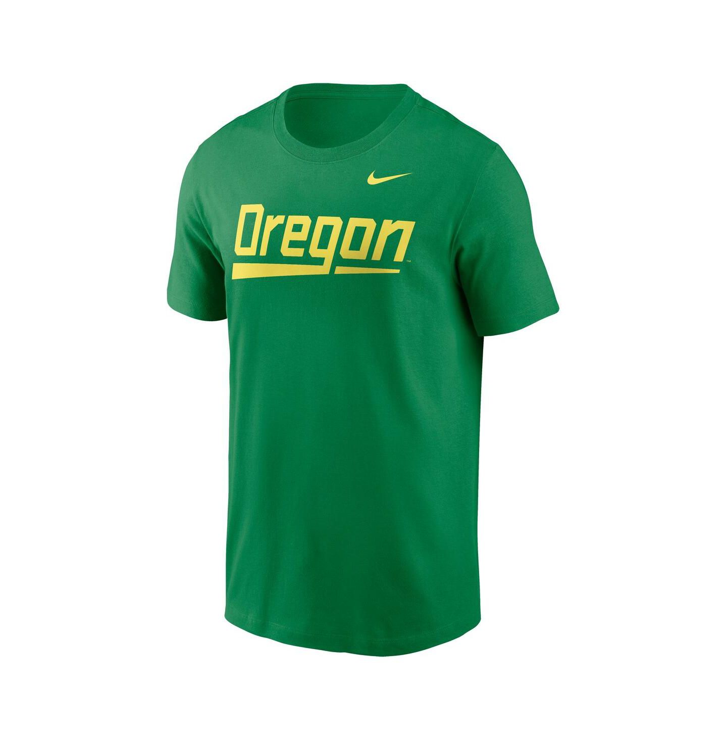 Мужская футболка Nike Green Oregon Ducks Baseball Wordmark — фото 3