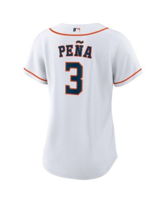 Women's Jeremy Pe&ntilde;a White Houston Astros Home Replica Jersey