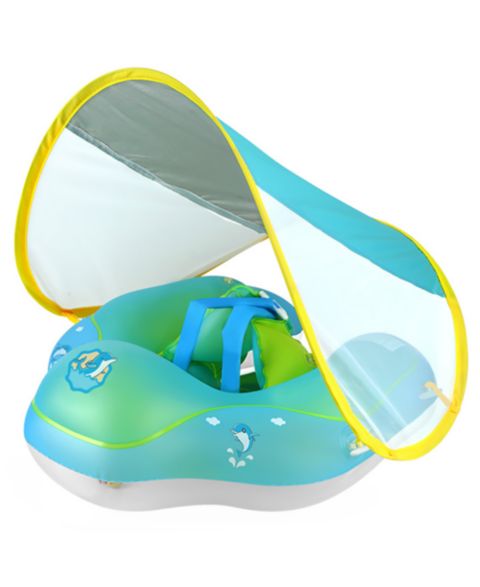 Детская игрушка Cowin Infant Dolphin-Pattern Pool Float with Canopy