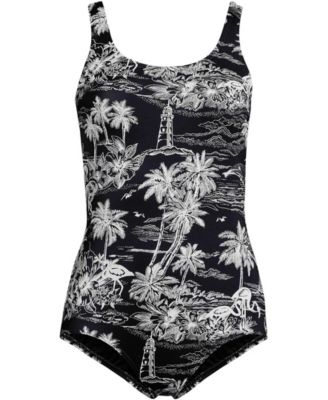 Women's Tugless Low Leg One Piece Swimsuit