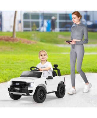 Officially Licensed Ford Ranger 12V Kids Ride-On Car with Remote Control and Bluetooth Music