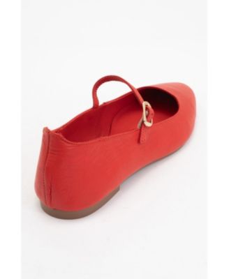 Lara Leather Mary Jane Flats