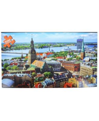Scenic Spot of the World Sea Port 500 Piece Jigsaw Puzzle