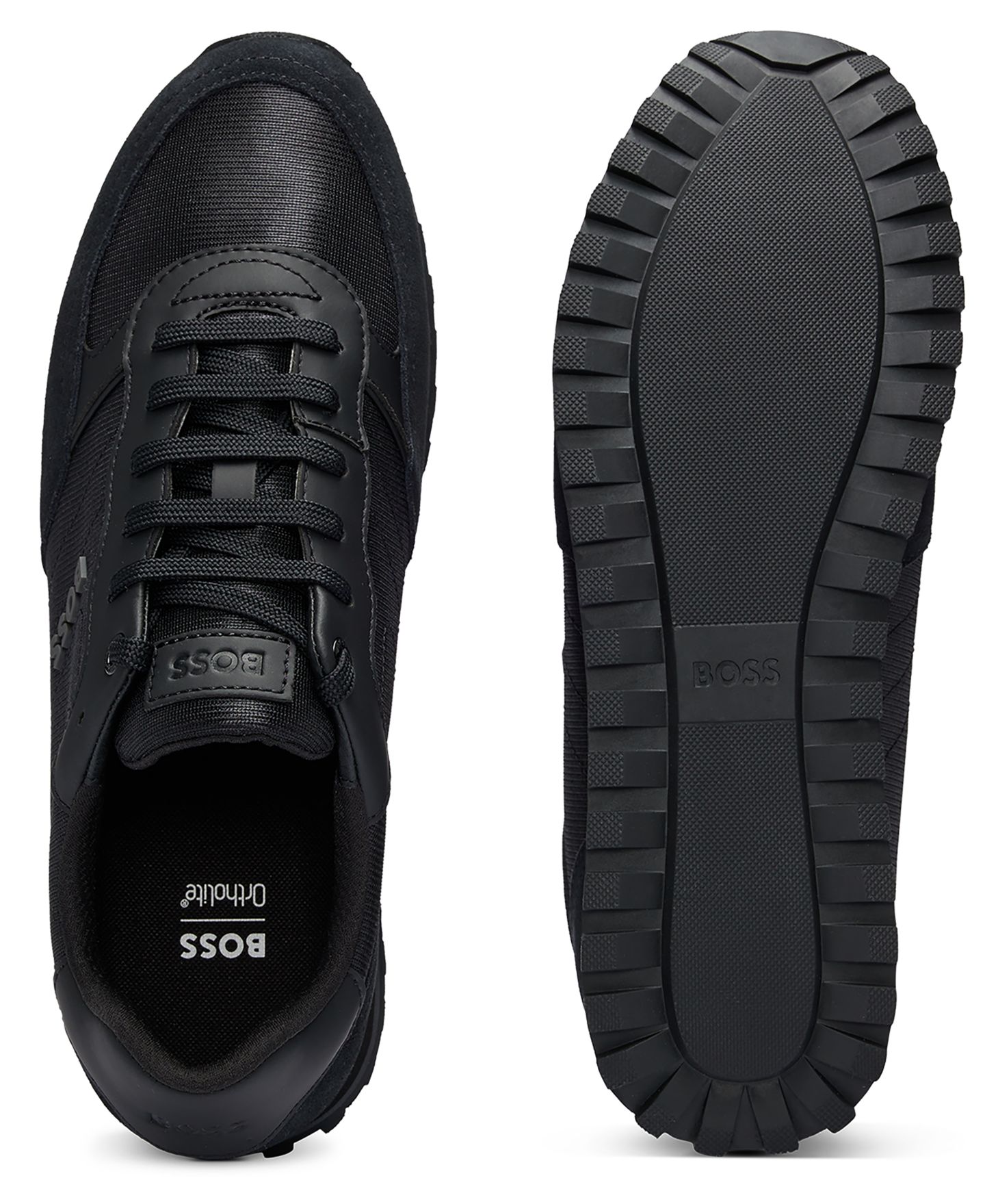 Мужские кроссовки Hugo Boss Parkour Runner, цвет: Чёрный — фото 3