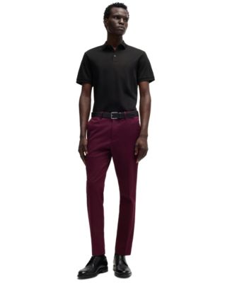 Men's Mercerized Cotton Regular-Fit Polo Shirt