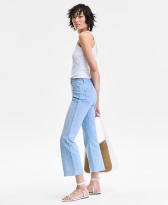 Women's High-Rise Cropped Flare Jeans, Exclusively at Macy's