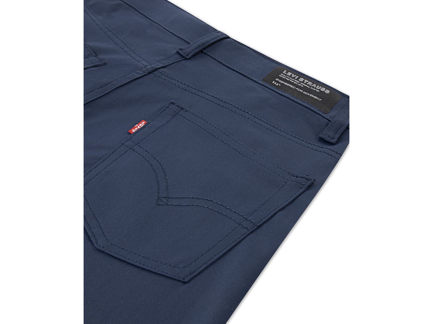 Шорты Levi's Slim-Fit Performance Stretch для мальчиков, цвет: Dress Blues — фото 4