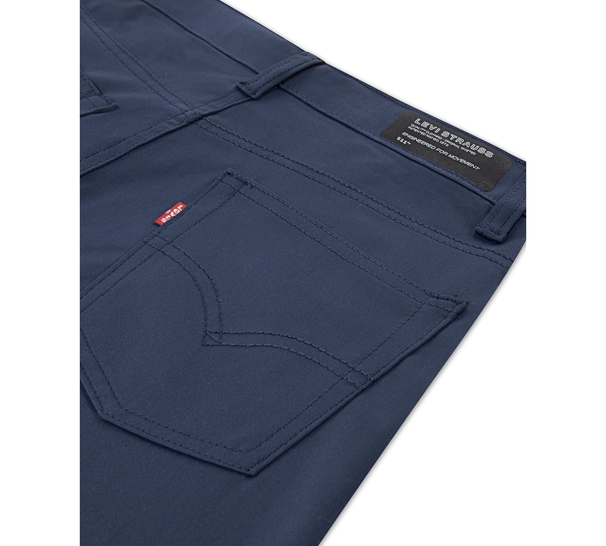 LEVI'S BIG BOYS 511 SLIM FIT PERFORMANCE STRETCH SHORTS 