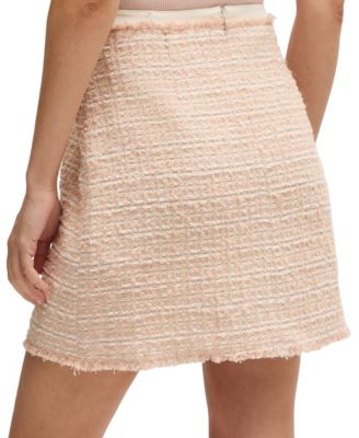 Women's Tweed Regular-Fit Mini Skirt