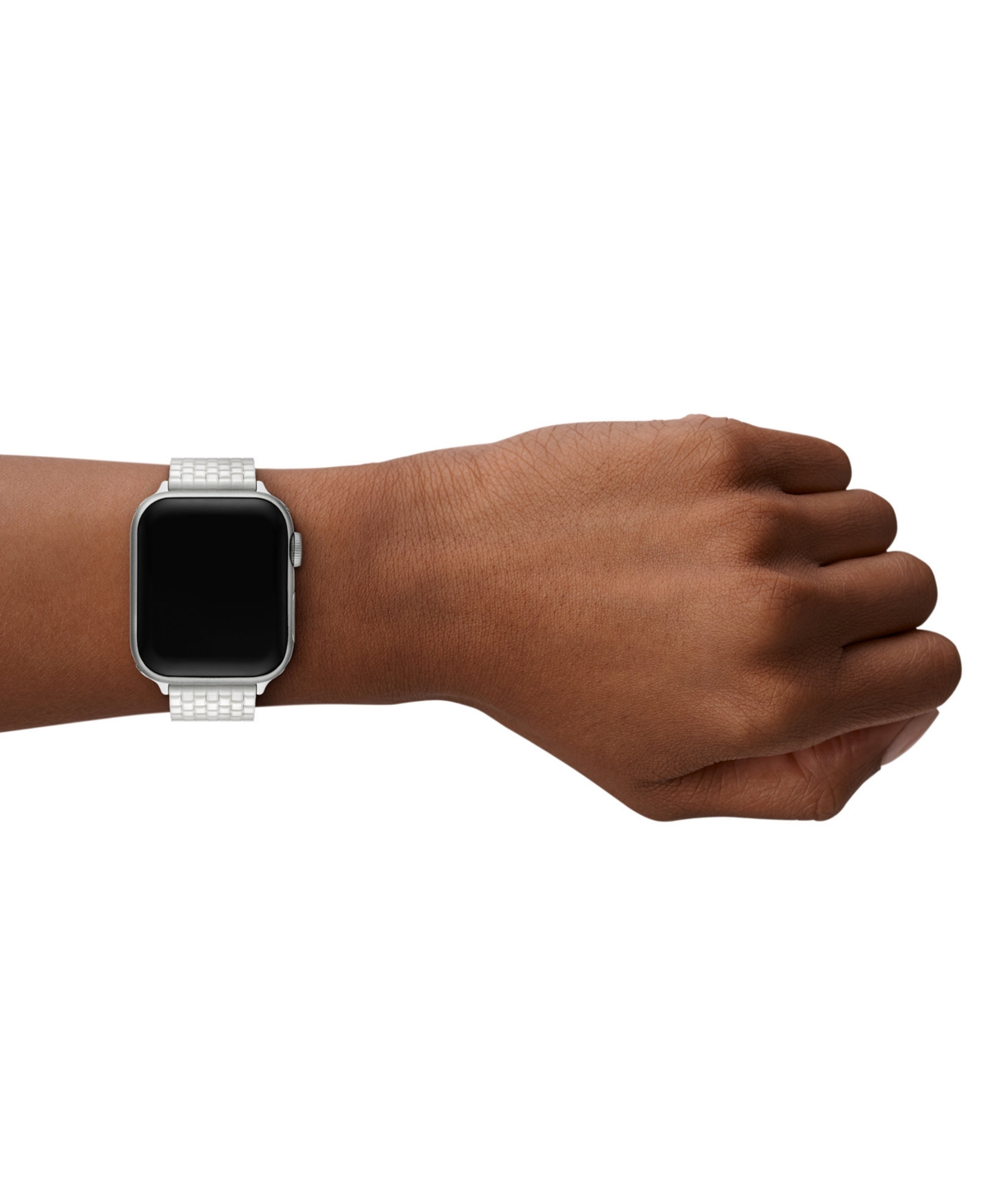 Tory Burch Eleanor Apple Watch White Ceramic Band, 36mm - 46mm In White