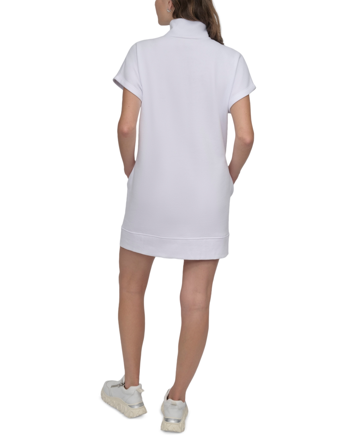 Shop Dkny Sport Women's Studded Logo Sneaker Dress