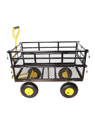 Wagon Cart Garden cart trucks make it easier to transport firewood