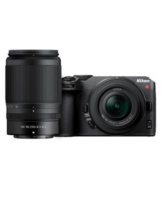Z 30 Mirrorless Camera with 16-50mm & 50-250mm Lens, Bundle with Corel Mac Photo Editing Software Suite, 32GB SD Memory Card, Bag, 62mm and 46mm