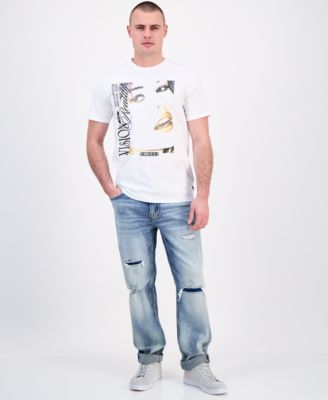 Men's Short Sleeve Vision is Reality Graphic Crewneck T-Shirt