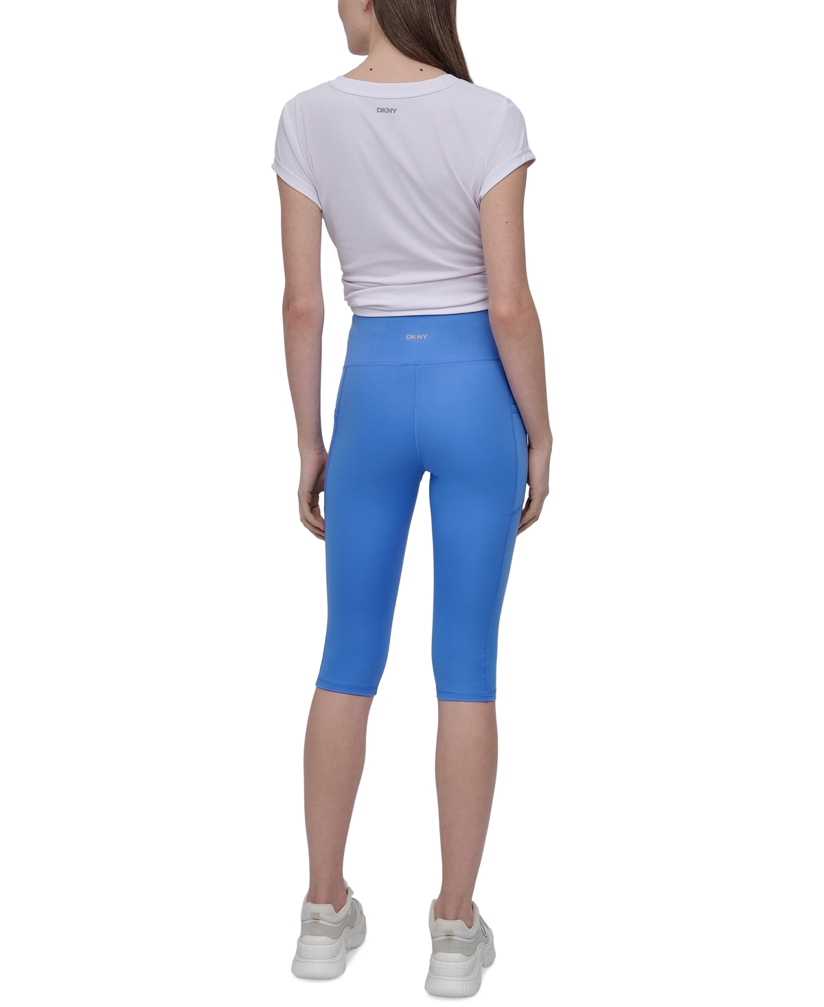 Dkny Sport Women's Balance Compression High-waist Capri Pants