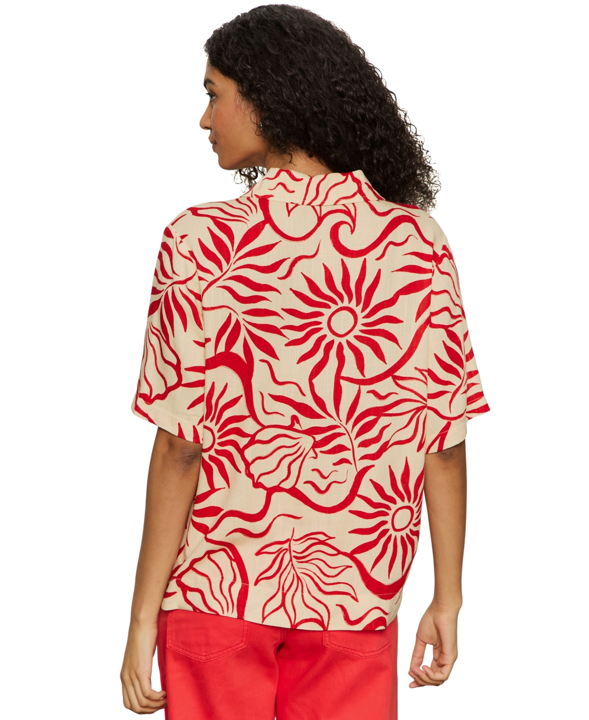 Shop Sanctuary Women's Relaxed Vacation Collared Button-front Shirt