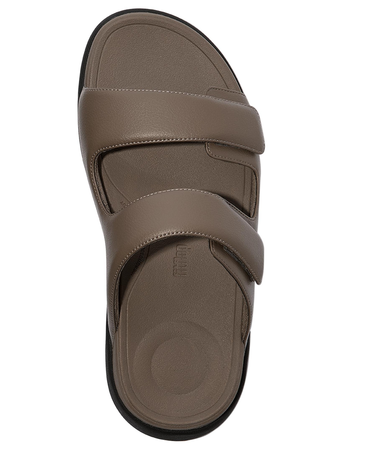 Fitflop Men's F-mode Go Adjustable Sandals In Java Java