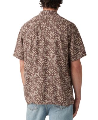 Men's Relaxed-Fit Camp Collar Shirt