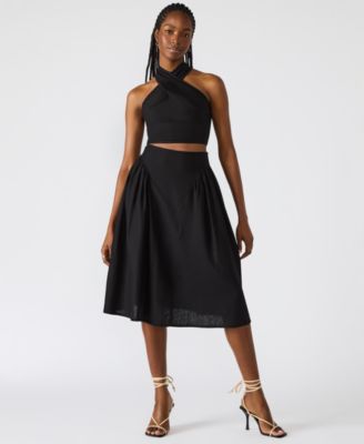 売れ筋商品|||スティーブ マデン カットソー トップス レディース Women's Winnie Halter Crop Top Natural Steve Madden Women's Winnie Halter Crop Top - Macy's
