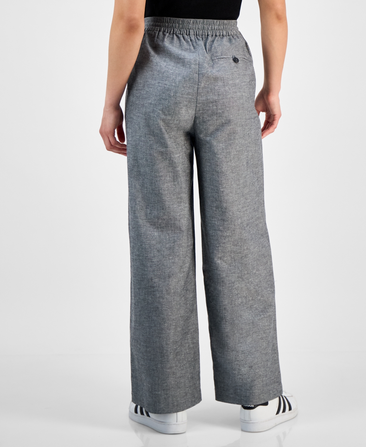 AND NOW THIS PETITE COTTON AND LINEN DRAWSTRING CARGO PANTS, EXCLUSIVELY AT MACY'S 