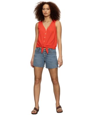 Sanctuary - Women's Vacation Tie-Front Button-Up Vest