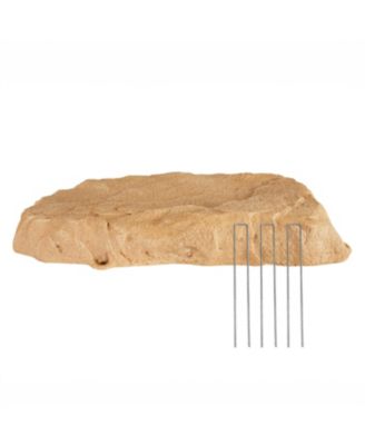 Outdoor Polyresin Landscape Rock Septic Cover with Stakes