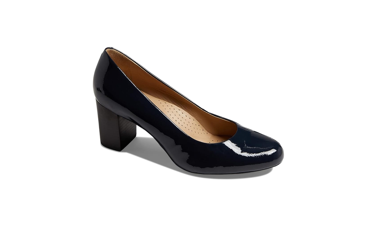 Womens Midtown Leather Pump - Blush napa
