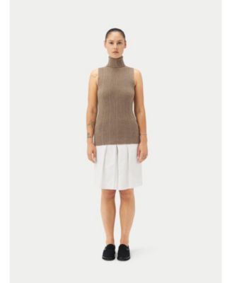 Women's T-Neck Cashmere Top