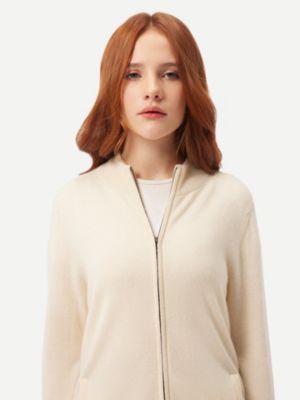 Women's Full-Zip Cashmere Cardigan