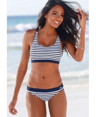 Women's Cross Back Scoop Bikini Swimsuit Top Bra Sizing