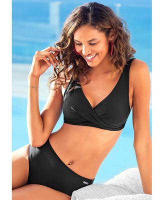 Women's Wrap-Look Triangle Bikini Top