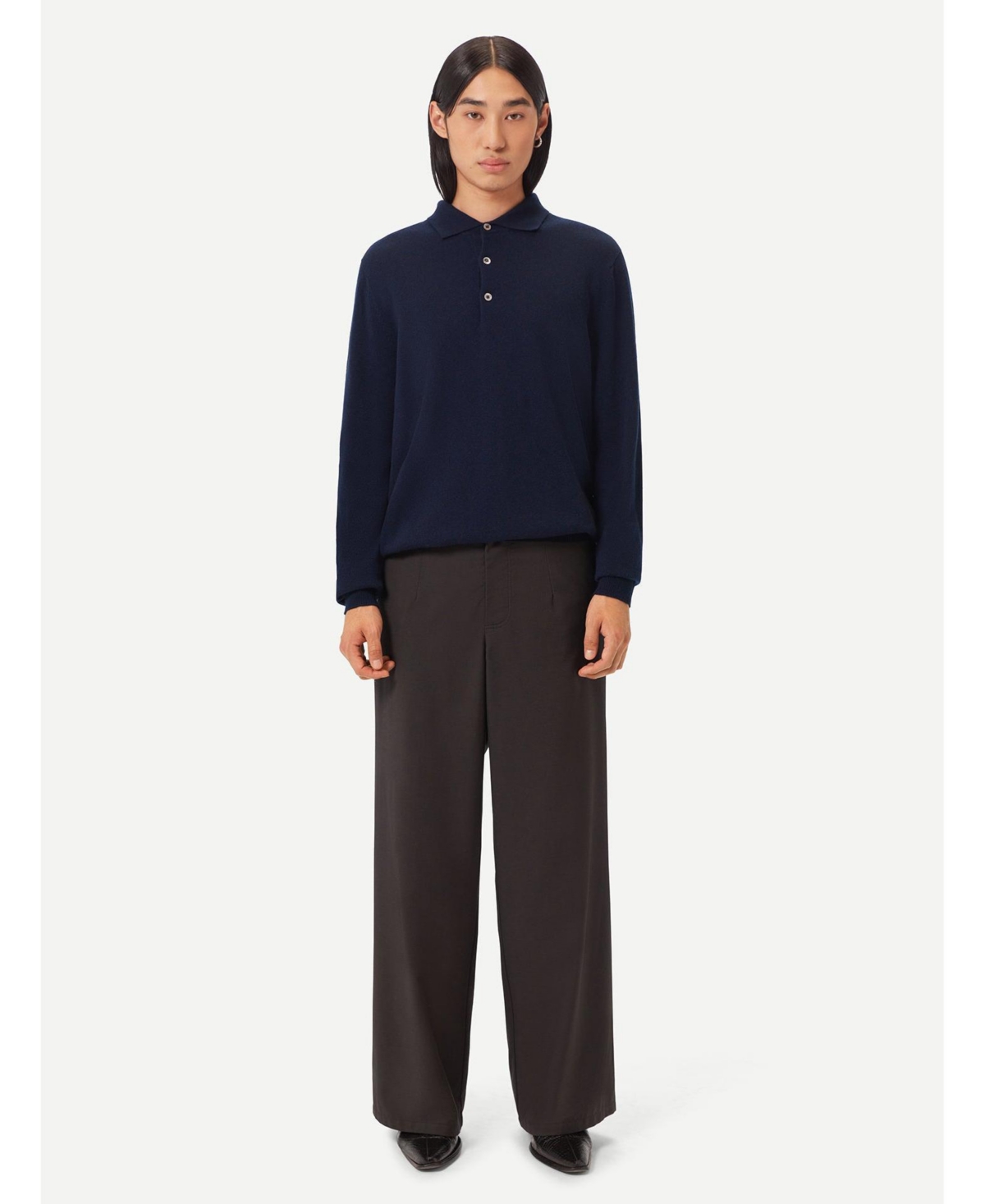 Gobi Cashmere Men's Polo Neck Sweater