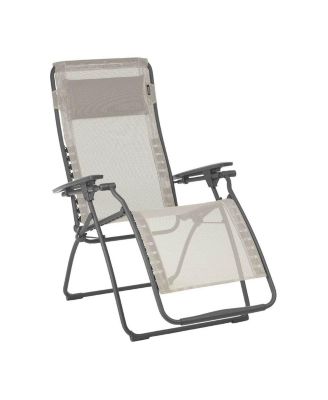 Futura Zero Gravity Outdoor Steel Lawn Recliner Chair, Seigle (2 Pack)