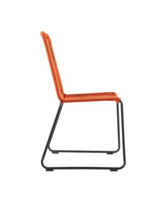 Set of Two Metal Dining Chairs – Modern Outdoor Seating for Patio & Garden