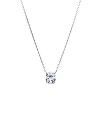 By Adina Eden Juliette Statement Necklace - Silver 36$