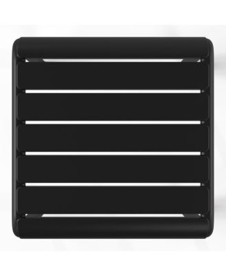 Plastic Modern Outdoor Patio Accent Side Tables (Set of 2)