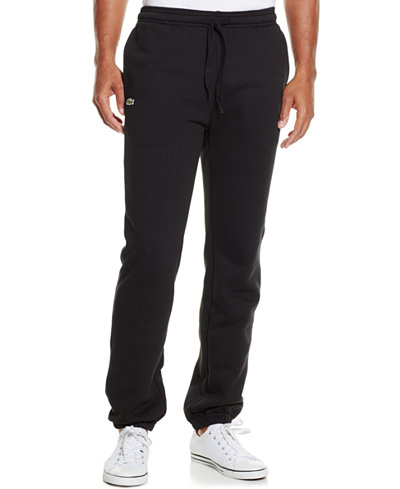 Lacoste Sport Fleece Jogger Pants - Pants - Men - Macy's