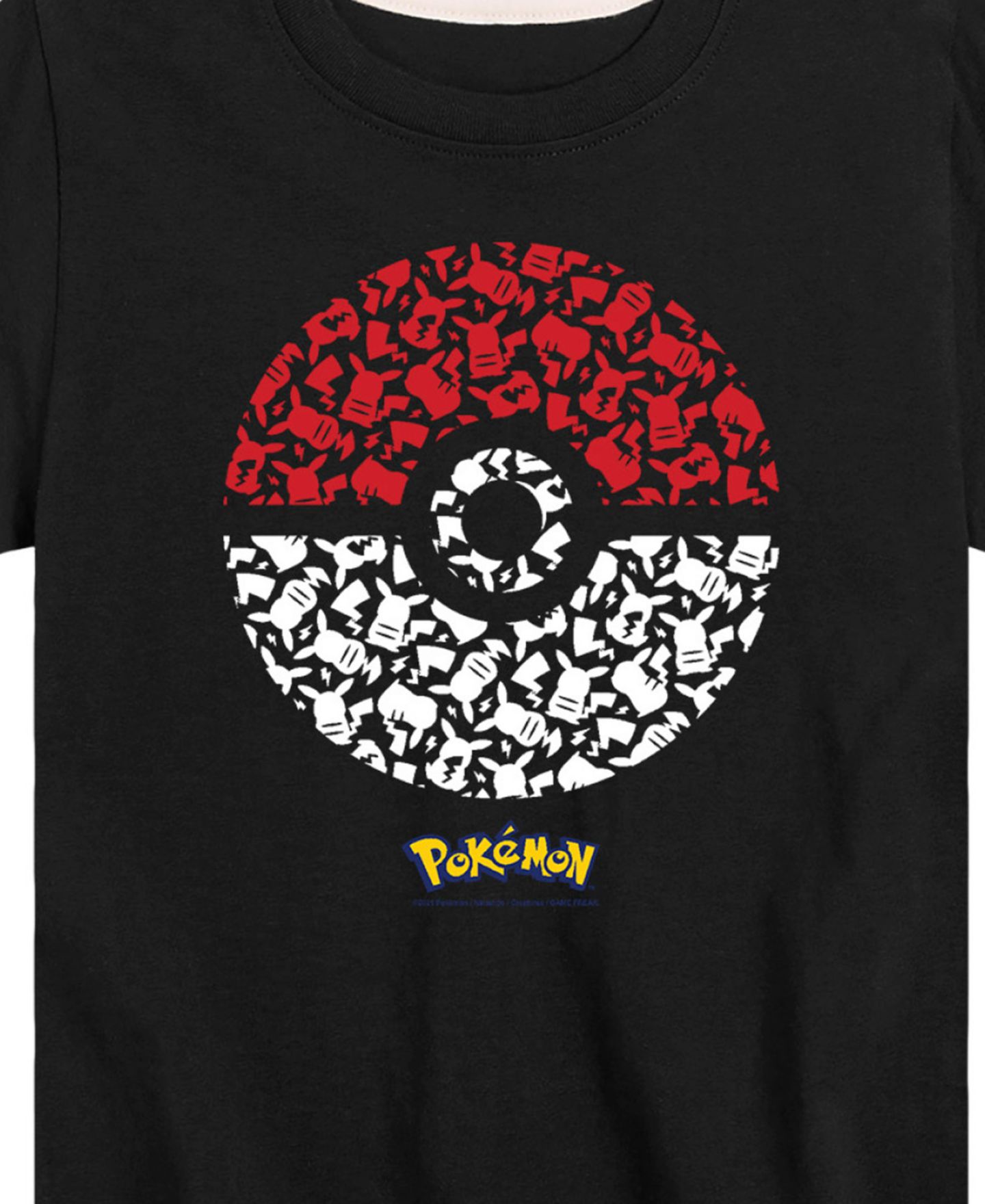 Футболка Pokemon Poke Ball Graphic для мальчиков, цвет: Чёрный — фото 3