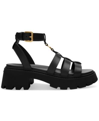 Sculpted "C" Platform Fisherman Lug Sandals