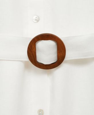 Women's Linen Shirt Dress