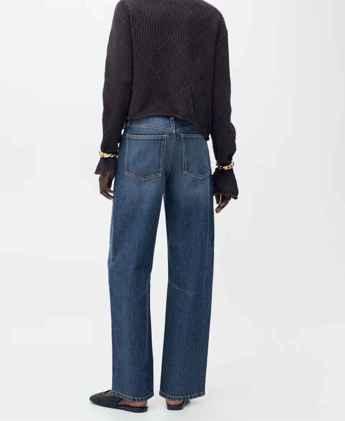 Mango Women's High-Rise Balloon Jeans