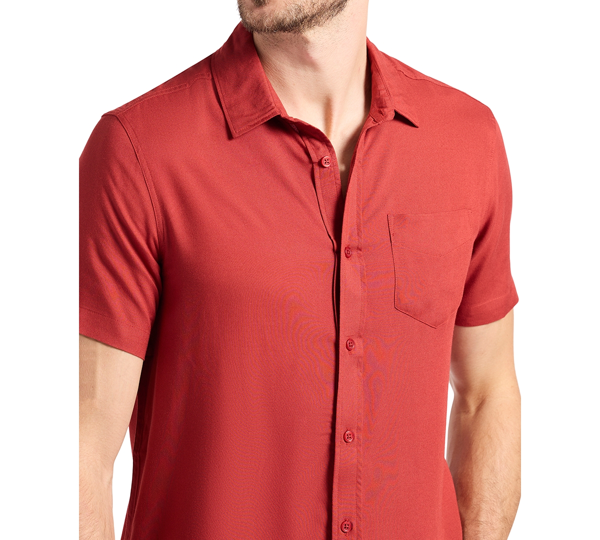 Buffalo David Bitton Men's Sirilo Fitted Short Sleeve Button-front Shirt