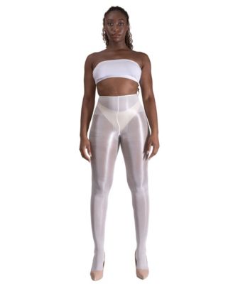 Women's Lustrous Silky Shiny 40 Denier Semi-Opaque High-Waist Pantyhose Tights SKU11003-BL	