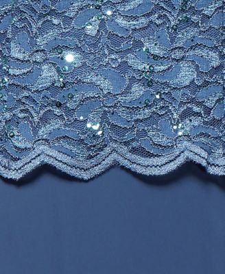 Women's Lace-Bodice Gown