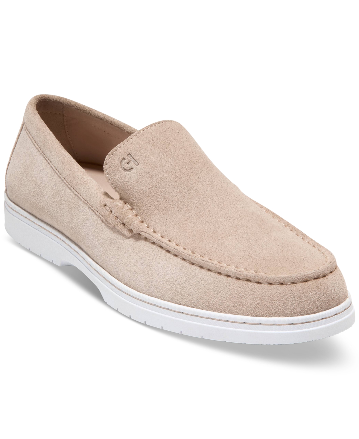 Cole Haan Men's Greenwich Grand Venetian Loafers - Light Sesame Suede