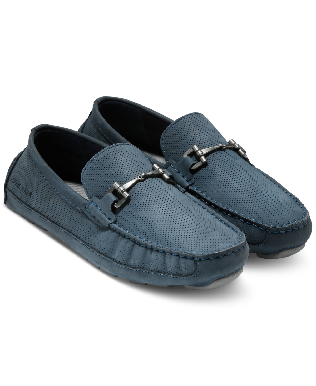 Cole Haan Men's Wyatt Nubuck Bit Driver In Big Dipper Nubuck