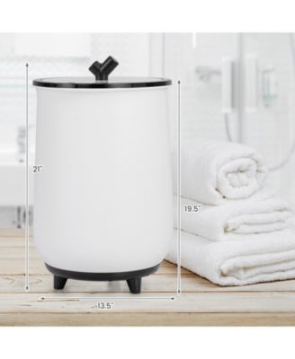 23L Large Luxury Bucket-Style Towel Warmer with Fragrant Disc Holder
